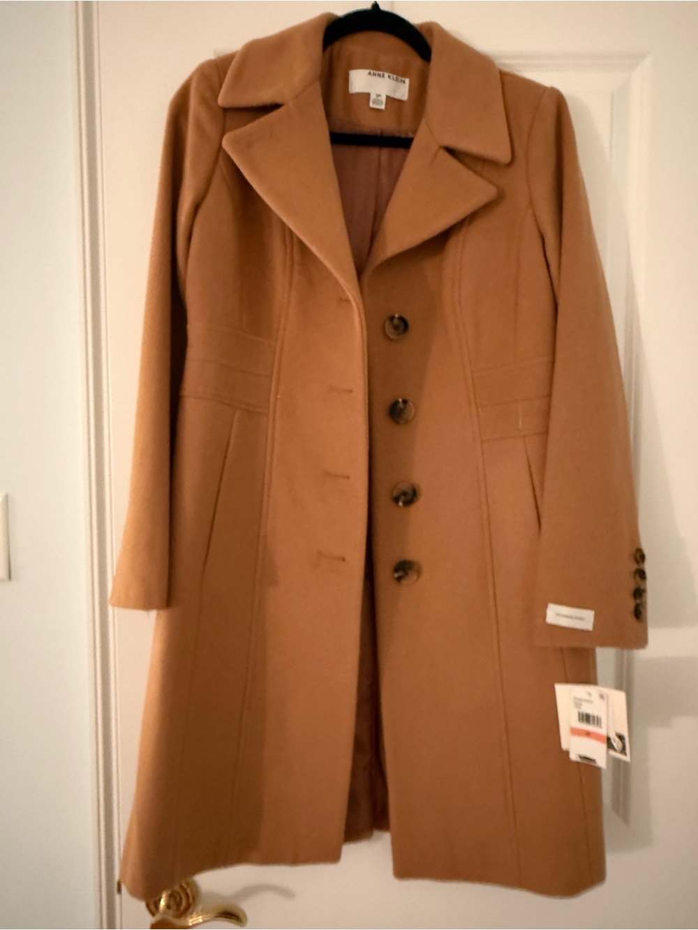 Anne Klein Tan peacoat